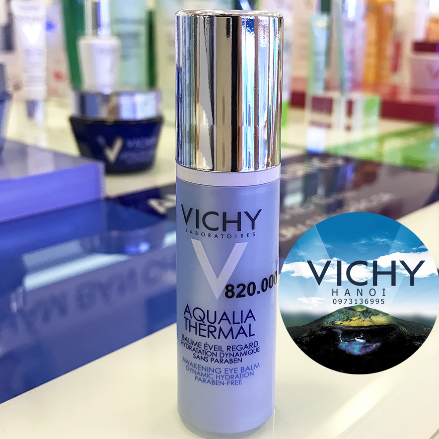 Kem Dưỡng Ẩm Giảm Quầng Thâm Bọng Mắt Vichy Aqualia Thermal Awakening Eye 15ml