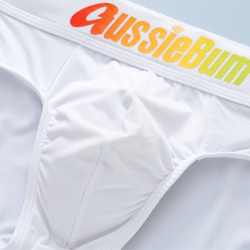 Quần sịp nam milk silk stretch pouch close-fitting comfort aussiebum, u lồi pouch underwear