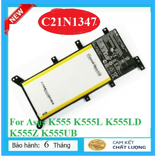 Pin laptop Asus K555 K555L K555LD K555Z K555UB C21N1347