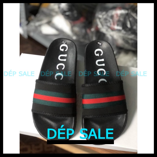 [Sale Dép] Dép nam nữ quai ngang Gucci Lê Bảo Bình