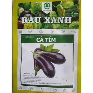 Hạt giống cà tím - gói 1 gram