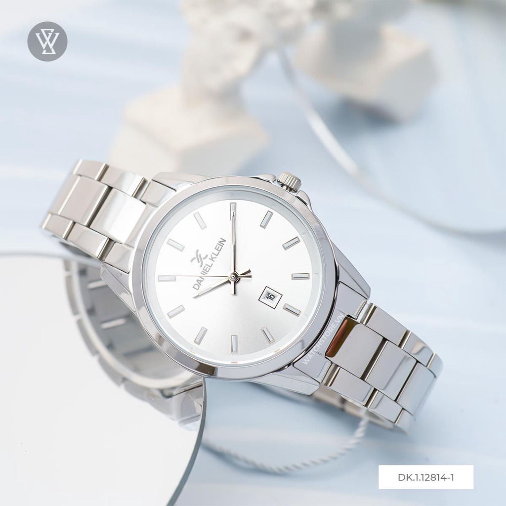 Đồng Hồ Quartz Nữ Daniel Klein WATCHSTORE DK.1.12814-1 Mặt Kính Khoáng 34mm, Dây Kim Loại, Vỏ Thép Không Gỉ