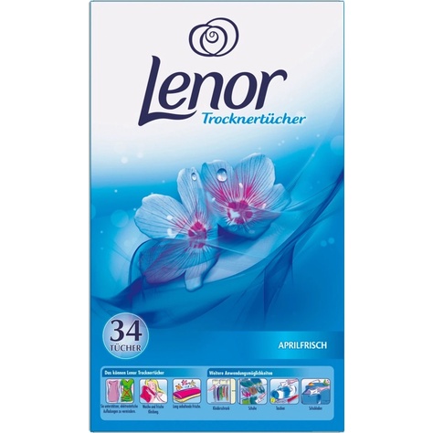 GIẤY THƠM QUẦN ÁO LENOR - hộp 34 tờ