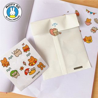 Set sticker em bé mini HAPPY BEAR