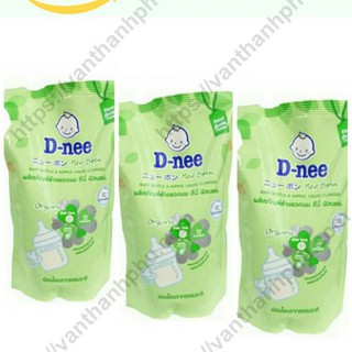 Thùng 12 túi nước rửa bình sữa dnee 600ml