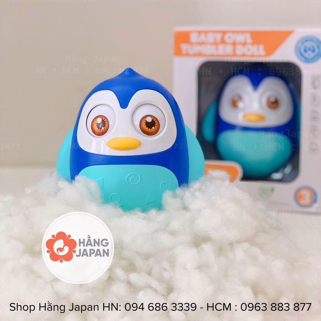 Đồ chơi lật đật hình Cú mèo có nhạc Toyshouse - decor dễ thương 0720-TH-HE022