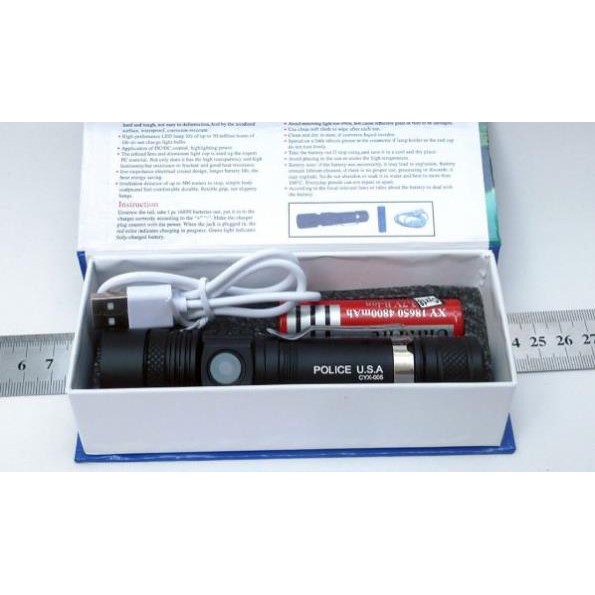 Đèn pin siêu sáng xml T6-518