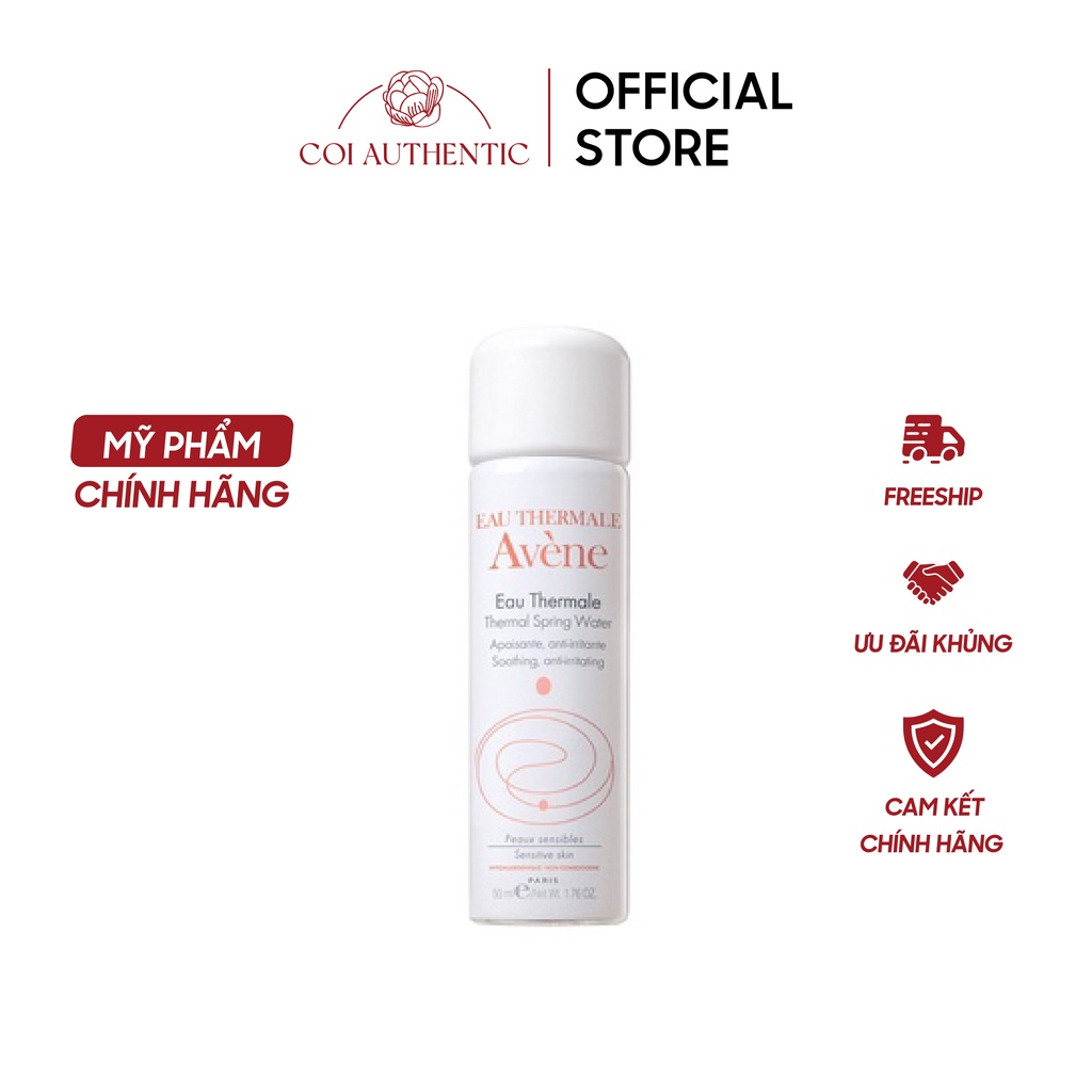 XỊT KHOÁNG AVENE CÂN BẰNG ĐỘ ẨM VÀ LÀM MỀM DA 50ML