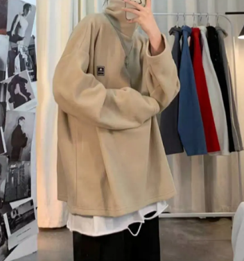 [ Mã 12FASHIONSALE1 giảm 10K đơn 50K ] Áo Sweater cổ lọ chất nhung dày dặn ấm áp cho nam giới size M-2XL | BigBuy360 - bigbuy360.vn