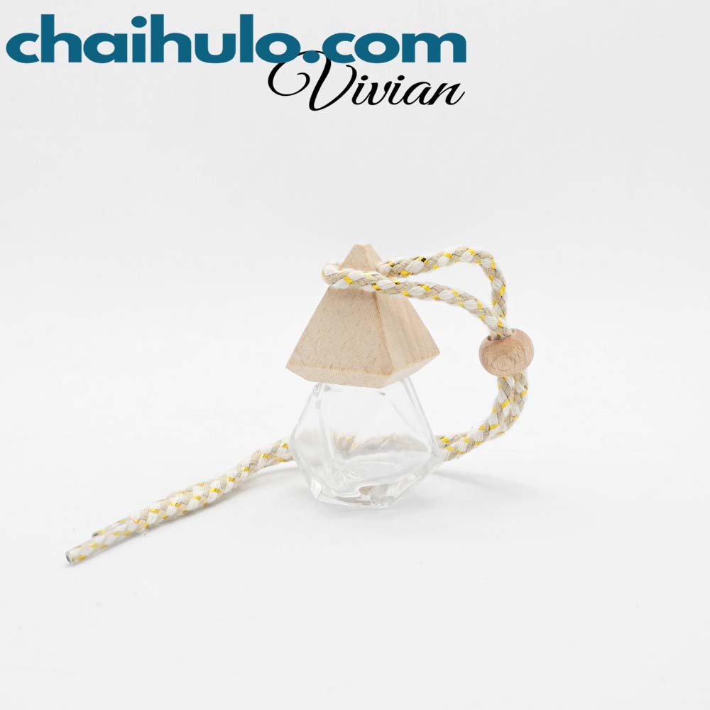 {Sỉ từ 6000đ} Lọ đựng tinh dầu treo xe hình lục lăng - Chai treo xe, phòng