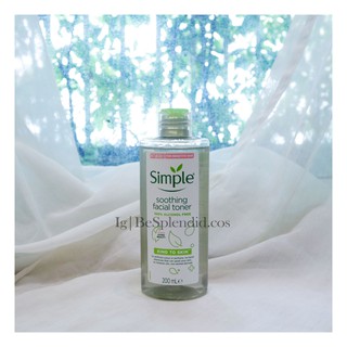 (Bill UK) Simple Kind to Skin Soothing Facial Toner