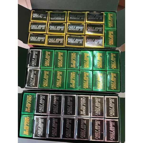 Lốc 14 Chai Dầu Gió xanh , vàng , trắng con ó 12ml dạng lăn