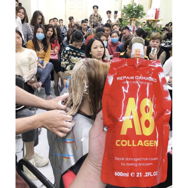 Hấp xả siêu phục hồi  collagen A8