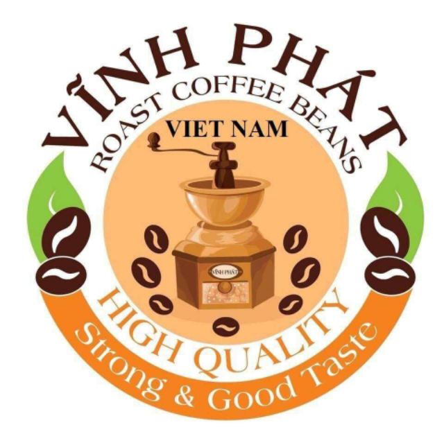 Cà phê Vĩnh Phát - Việt Nam hạt rang xay nguyên chất - bán lẻ giá sỉ 160k/kg - HSD T9/2020