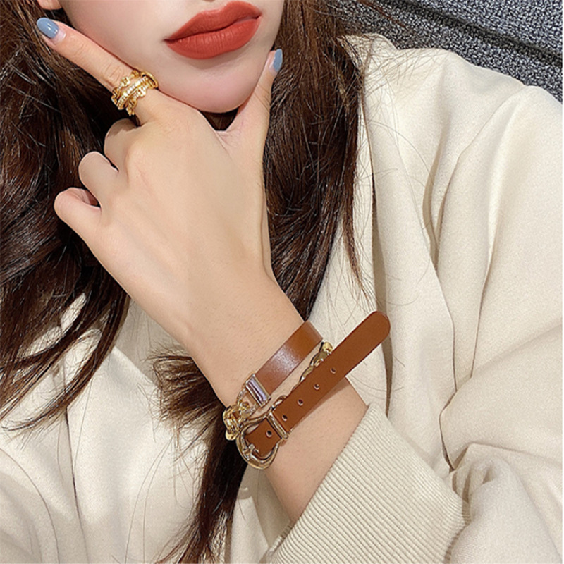 Vòng Cổ Dây Xích Bản Rộng Phong Cách Harajuku Hàn Quốc 19903