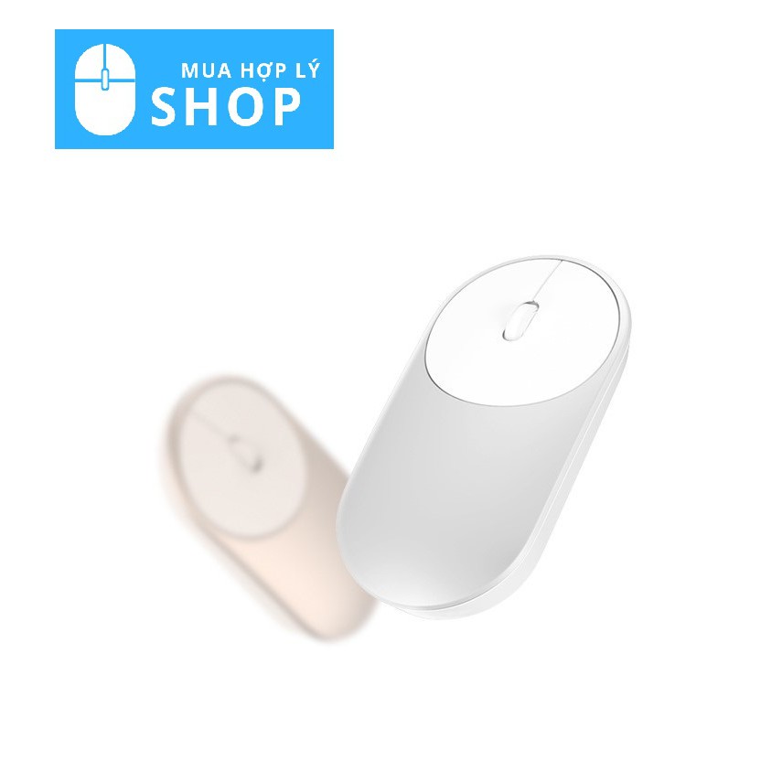 Chuột Không Dây Bluetooth, Wireless Xiaomi Portable Vỏ Hợp Kim Nhôm - Hàng Nhập Khẩu