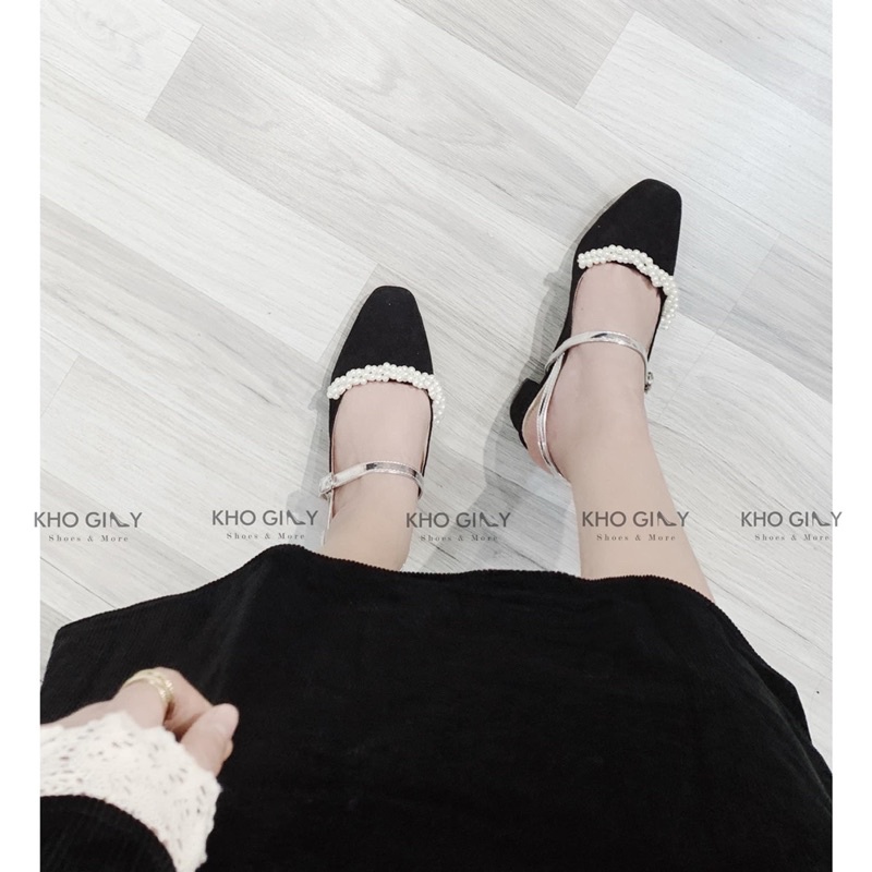 Cao gót đính hạt