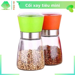 Máy xay tiêu cầm tay, máy xay tiêu mini kiêm đựng tiêu 2in1 đa năng