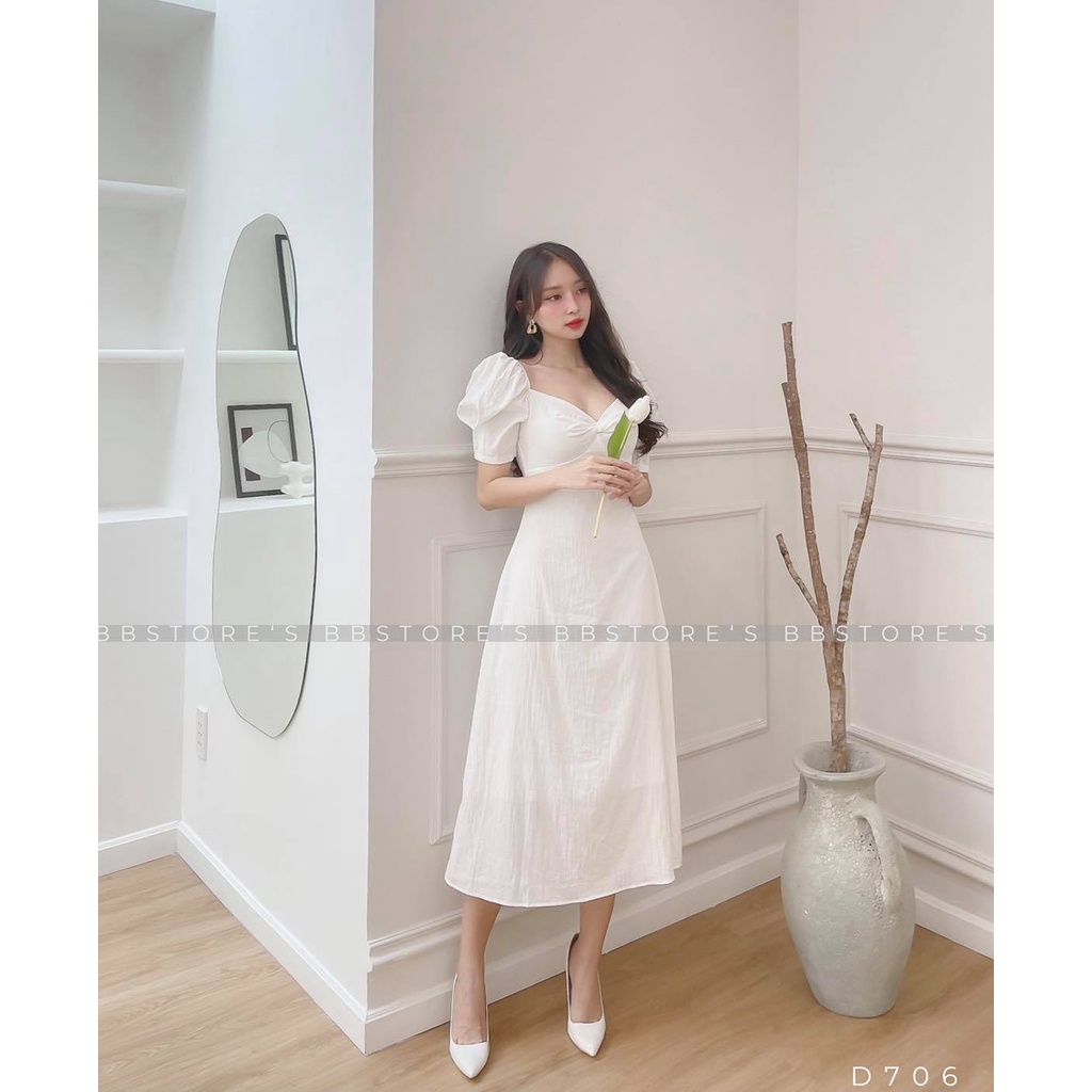 [BBSTORE'S] Đầm Xoắn Ngực Jani Dress Sang Trọng - D706