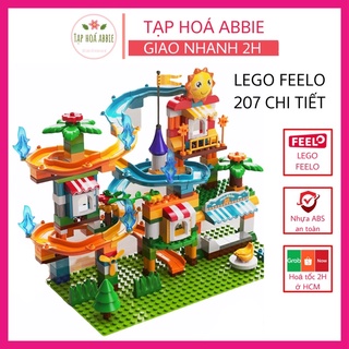 Bộ đồ chơi lắp ráp đường đua trên cao size duplo cho bé - Hãng Feelo 207 chi tiết