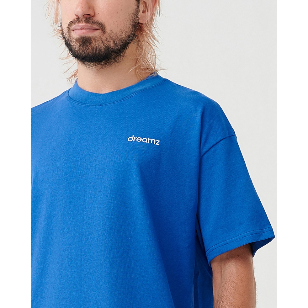 Áo Thun oversized  DreamZ SIGNATURE LOGO - COBALT BLUE