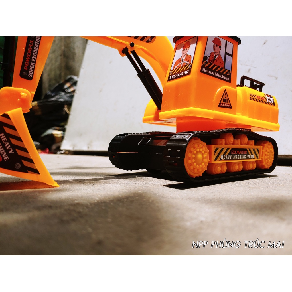 Đồ chơi xe máy xúc xoay 360 (308-13) cho bé