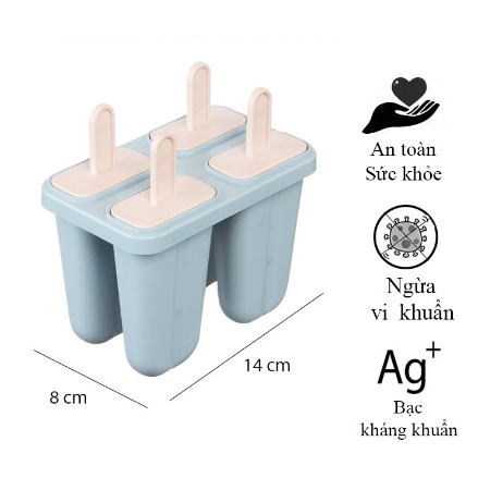 Khay làm kem Inochi nhựa PP nguyên sinh cao cấp ( sản xuất phong cách &amp; đạt tiêu chuẩn Nhật Bản)