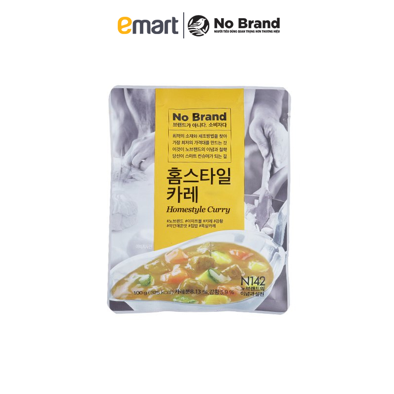 Sốt Cà Ri Dạng Bột Kiểu Gia Đình No Brand Gói 100g - Emart VN