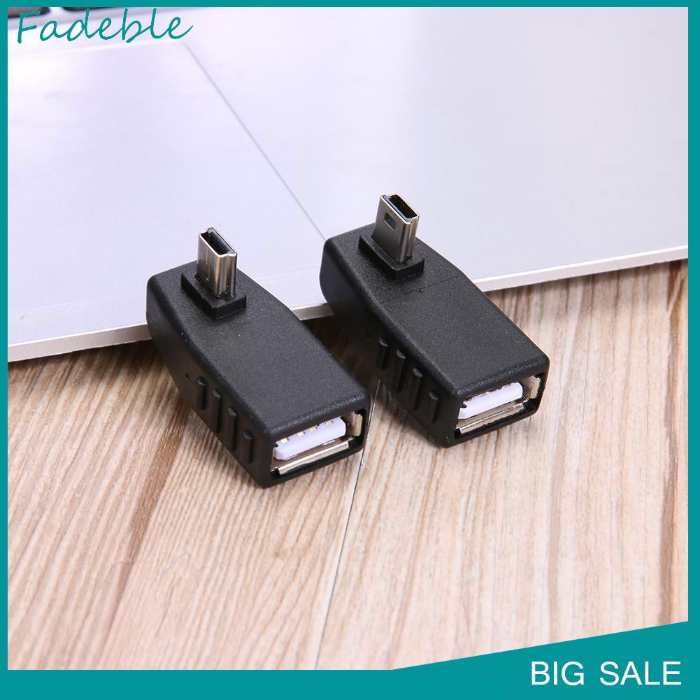Thiết bị chuyển đổi đầu cắm Mini USb hình chữ T sang lỗ cắm Mini USB 5 pin