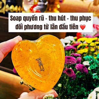 Soap thủ công trái tim màu vàng thái lan 🦋🦋