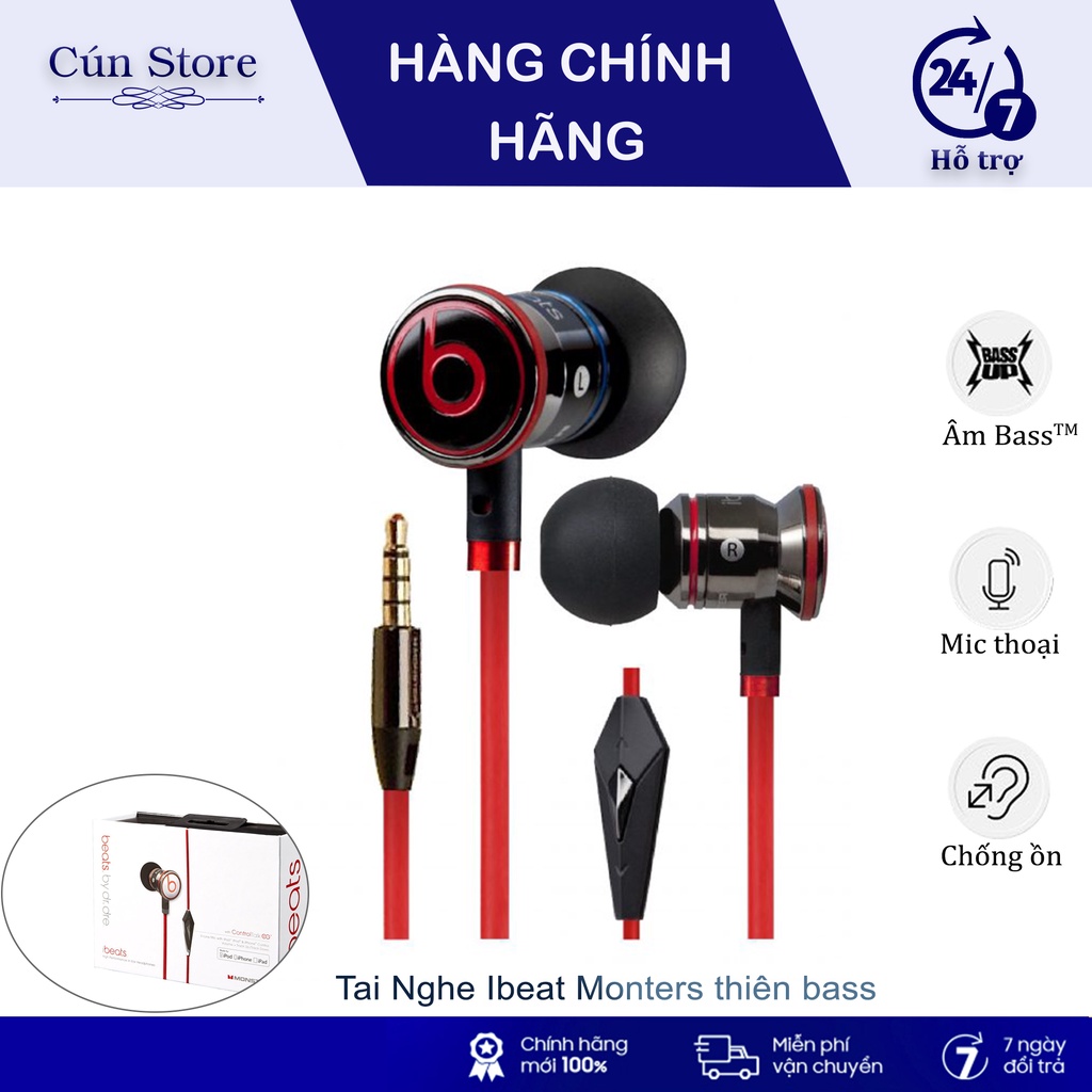 Tai nghe Ibeat Monters zin phiên bản 2022 bass cực mạnh, tai nghe gaming chống ồn | Bảo hành 3 tháng