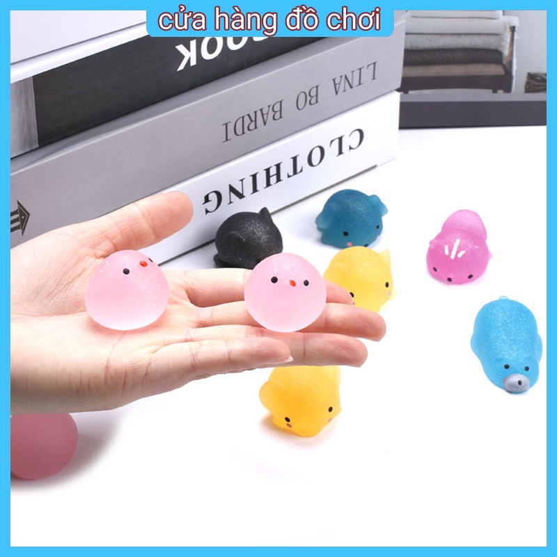 Đồ Chơi Bóp Giảm Stress Hình Mochi Anima Xinh Xắn