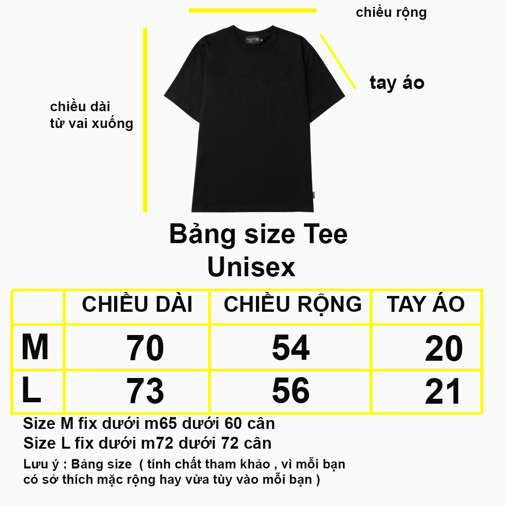 Áo thun UPDOWN Basic 2.0 - Unisex vải dày dặn thêu logo 2d sắc nét form oversize