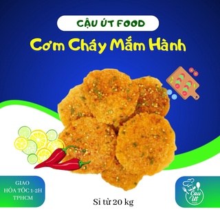 Đồ ăn vặt, cơm cháy mắm hành ngon, nhanh cậu út food