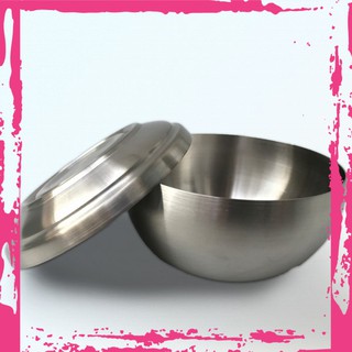 [Mẫu Mới]Chén Inox Có Nắp 1 lớp Xuất Hàn Việt Nam 5*10cm