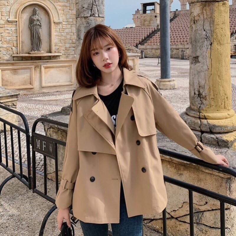 [Mã WASTMAY giảm 15% tối đa 30K đơn 150K] ⚡️ÁO TRENCH COAT⚡️ Áo măng tô/ áo Trench coat dáng lỡ 3 màu kèm belt