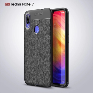 Ốp Lưng Silicon Auto Focus Cho Redmi Note-7 - Đen