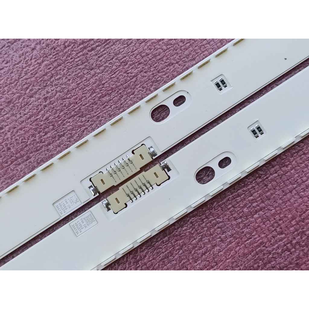 BỘ LED TIVI SAMSUNG 49KU6400 49KU6500 49MU6400 49MU6500 MỚI 100% BỘ 2 THANH TRÁI VÀ PHẢI, MỖI THANH 58 BÓNG, DÀI 53,2cm