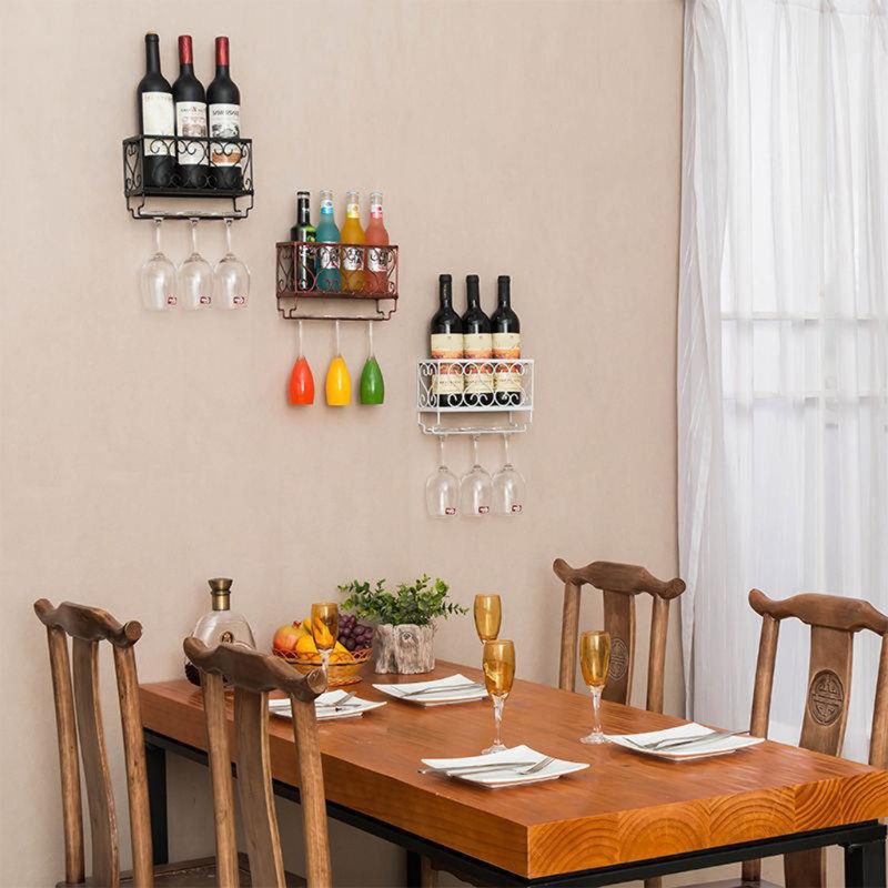 Giá Đỡ Chai Rượu Gắn Tường Tiện Lợi