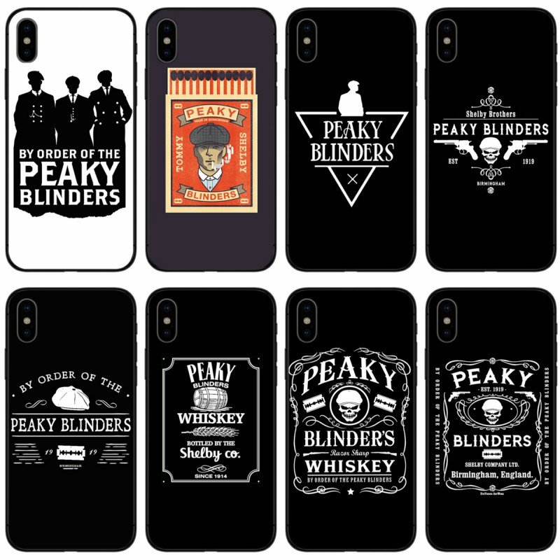 Ốp Điện Thoại Silicon Mềm Hình Peaky Blinders Cross Logo Cho Iphone X Xr Max 8 7 6s 6 8 Plus