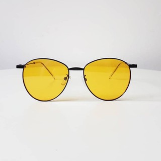 Kính râm kim loại dáng tròn to siêu hot cho nam nữ