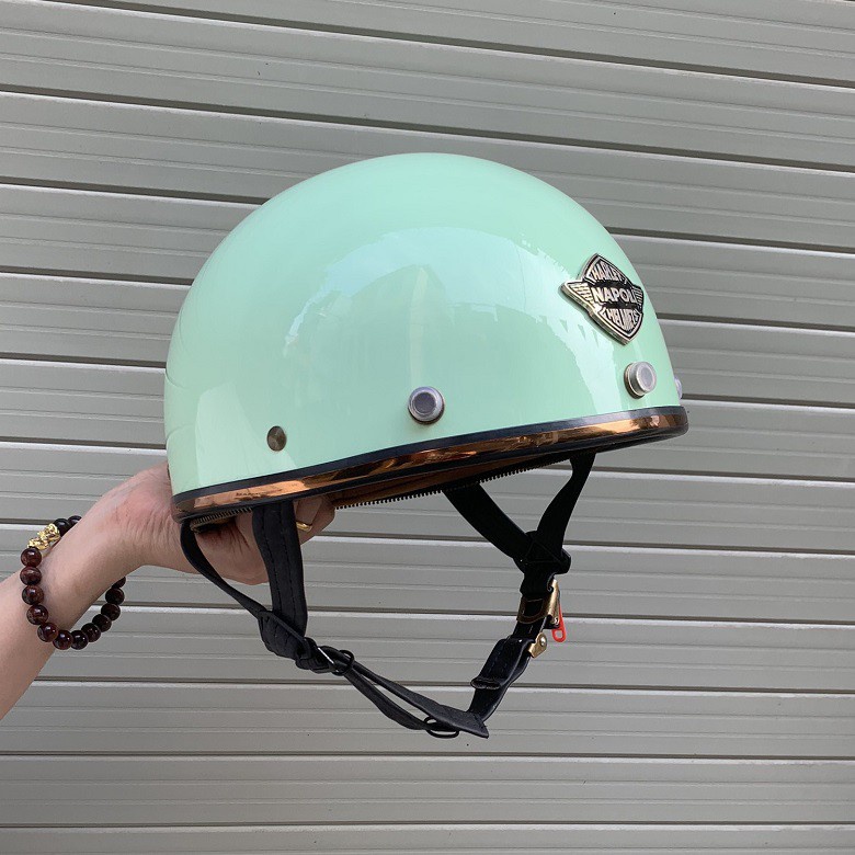 Mũ Bảo Hiểm 1/2 Napoli Harley N04 - Bảo Hành Chính Hãng 12 Tháng
