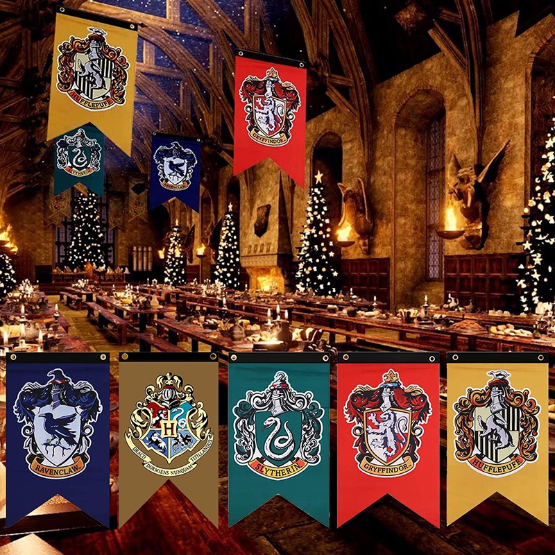 Cờ Treo Trang Trí Harry Potter