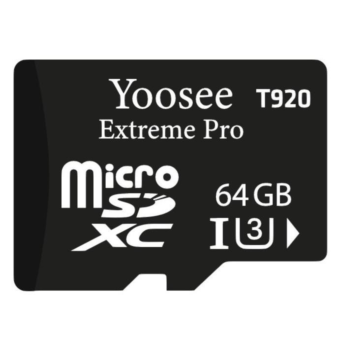 Thẻ Nhớ 64Gb Micro Sdhc Yoosee Extreme Pro T920 Uhs-I U3 4K 95 Mb/S  - Cho Camera Và Điện Thoại