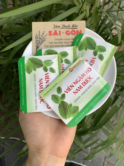 Kẹo ngậm ho Nam Dược - Người bị ho kéo dài thành từng cơn, ho gió, ho dị ứng, ho khan, có đờm, viêm thanh quản | BigBuy360 - bigbuy360.vn