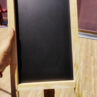 Bảng đen viết phấn mini để bàn( 20x45cm)3 màu