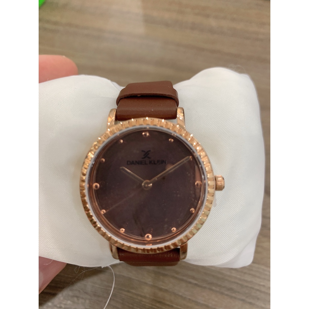Đồng hồ nữ, đông hồ dây da Daniel Klein Dk 1.12533.3 full box, bảo hành 3 năm, chống nước, chống xước