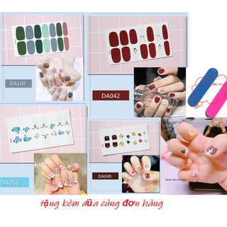 Nhãn dán 3D chống nước dùng trang trí móng tay