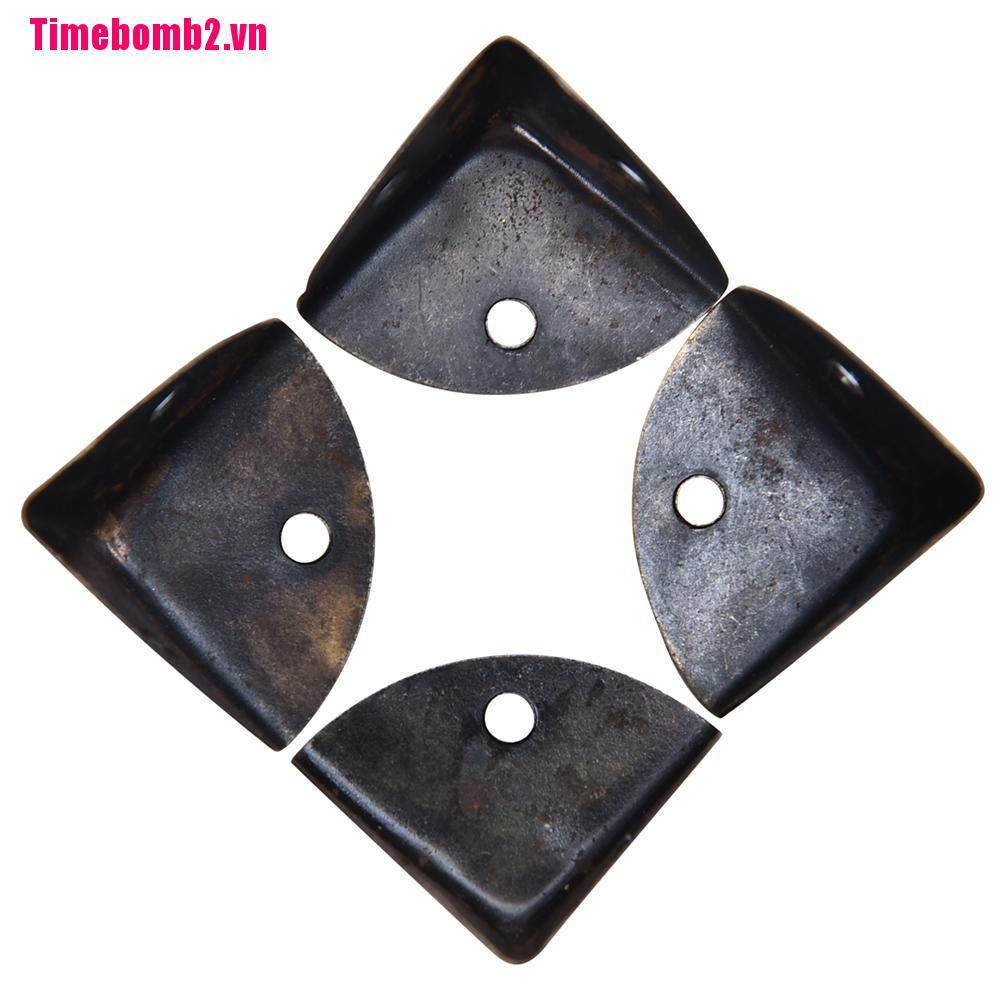 Bộ 4 Góc Hộp Rượu Bằng Gỗ Phong Cách Vintage Sang Trọng