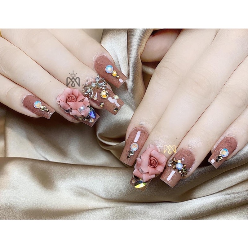 Hoa bột Nail - Hoa hồng trai mã X MaiAnhNails